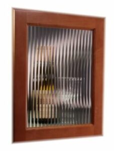 Cabinet glass - REEDED